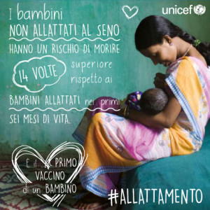 allattare al seno unicef